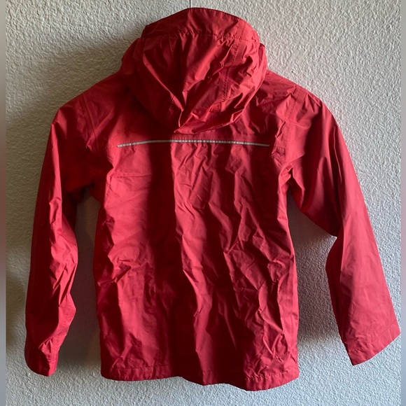 Columbia Omni-Tech Orange/Red Color Hooded Kids Jacket Size S - Picture 4 of 10